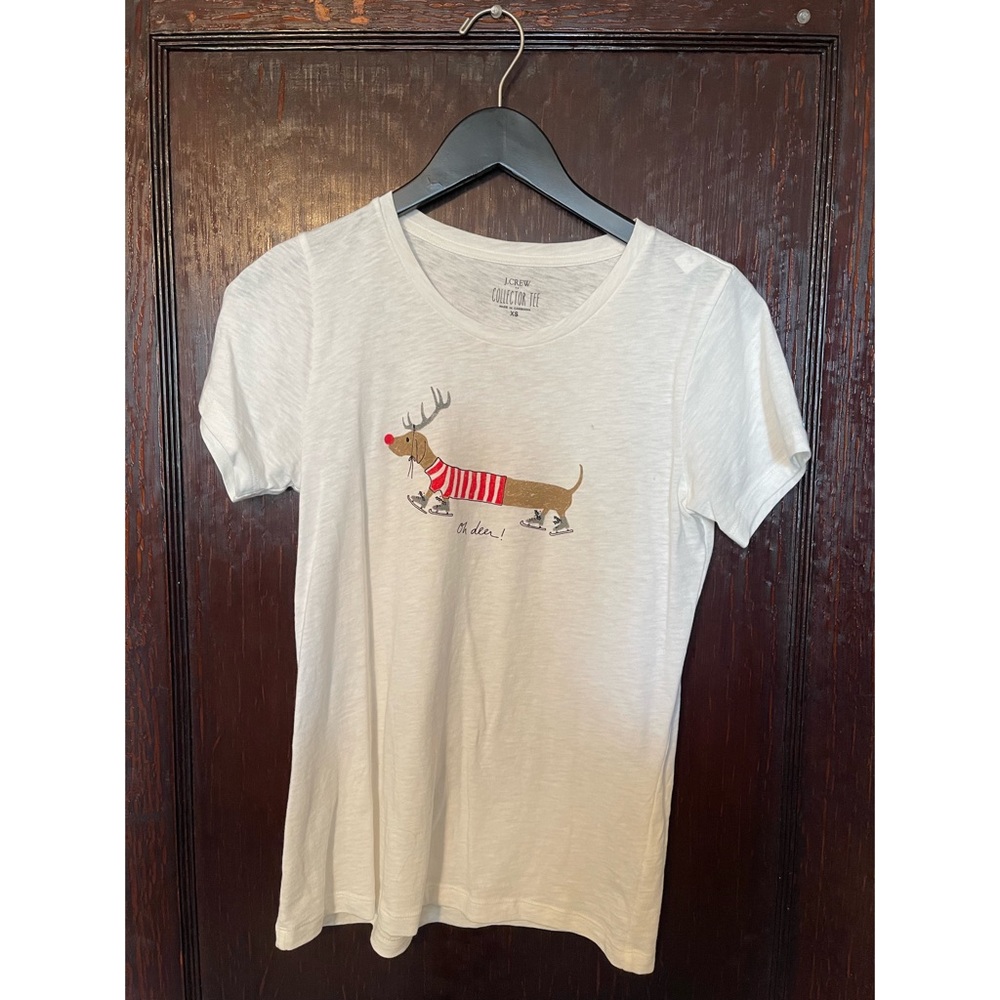 JCREW HOLIDAY GRAPHIC TEE